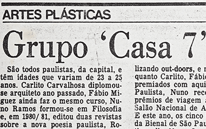 Casa 7 no MAM
