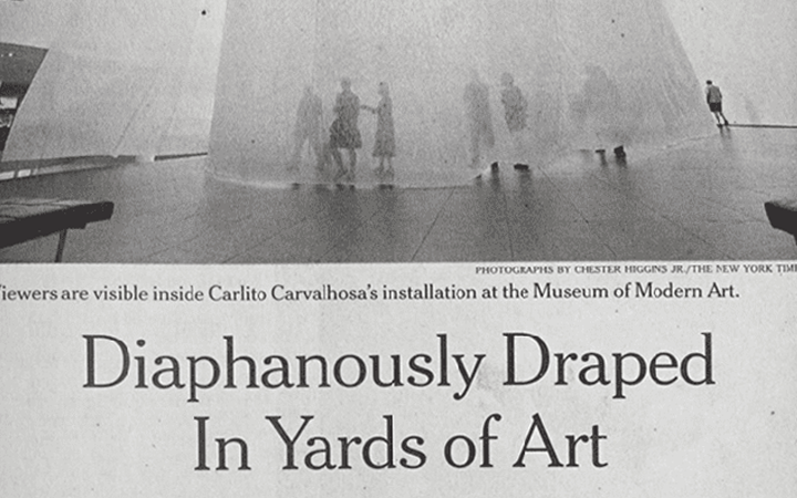 Diaphanously Draped In Yards of Art